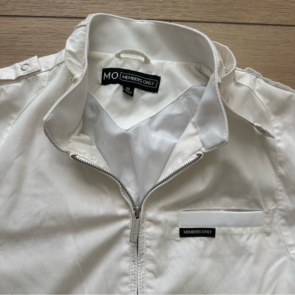 White Members Only Jacket - Picture 2 of 5